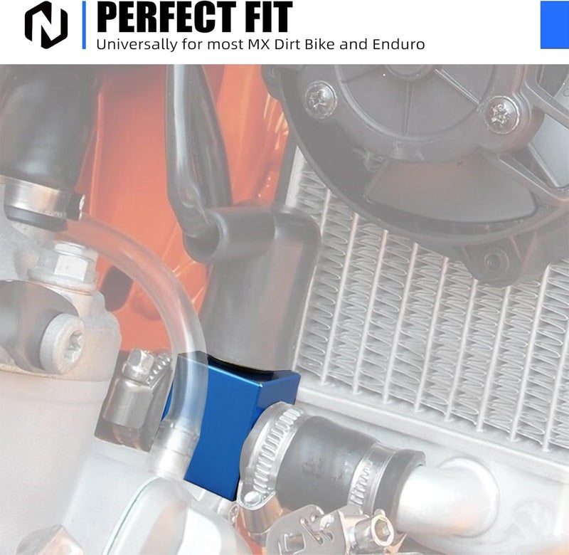 NICECNC Blue M14x1,5 Temperature Switch Radiator Fan Compatible with Compatible with Yamaha 125-450CC YZ YZF WR DT XT TTR Compatible with Husqvarna 125-501CC TC FC TX FX TE FE See Fitment - Image 2